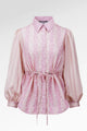 Denim Tales Drawstring Shirt - Pink