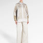 Denim Tales Pleated Panel Shirt - Cream
