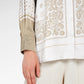 Denim Tales Pleated Panel Shirt - Cream
