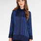 Denim Tales Pleated Panel Shirt - Dark Blue