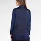 Denim Tales Pleated Panel Shirt - Dark Blue