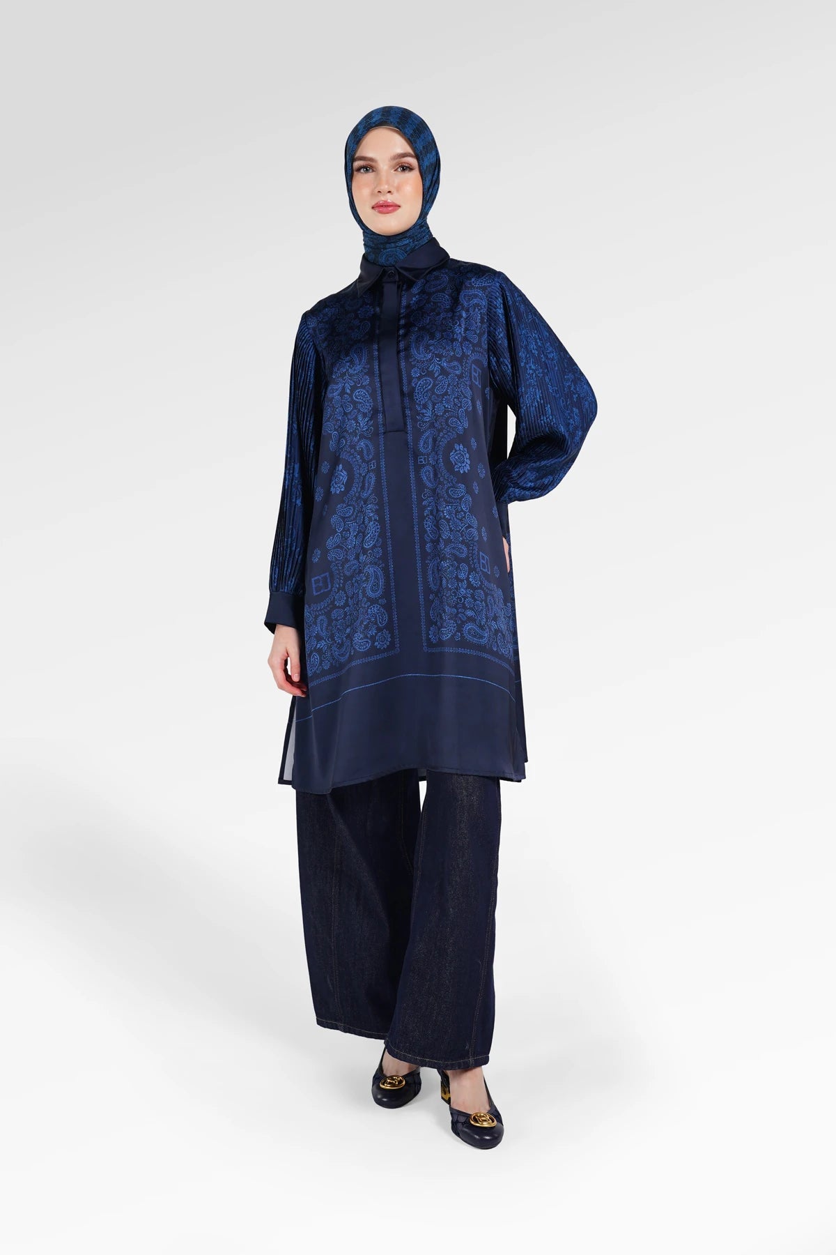 Denim Tales Tunic - Dark Blue