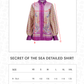 Secret Of The Sea Detailed Shirt - Algae