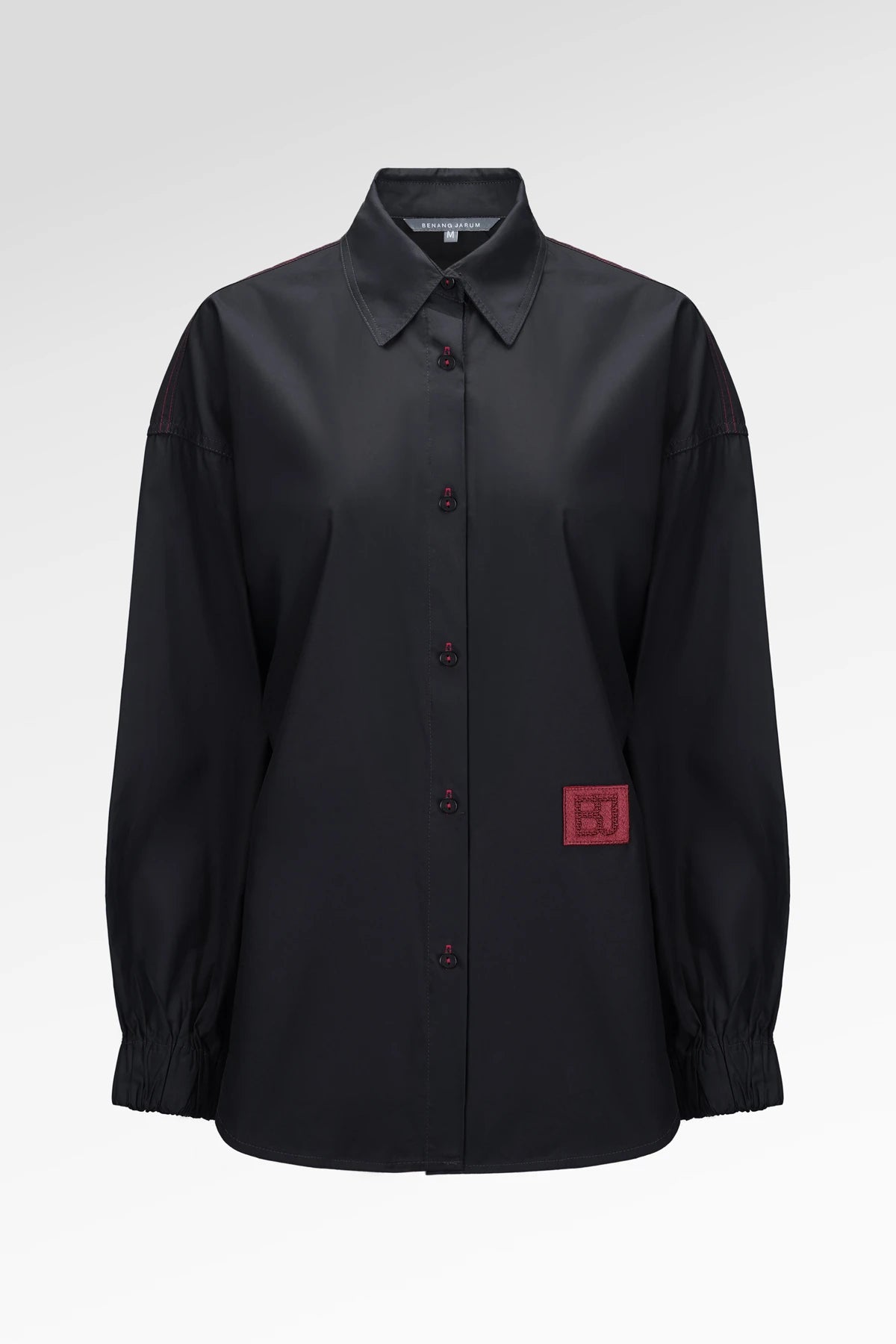 Detail Patch Shirt - Black