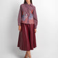 Dreamscape Asymmetric Collar Shirt - Monaco