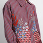 Dreamscape Asymmetric Collar Shirt - Monaco