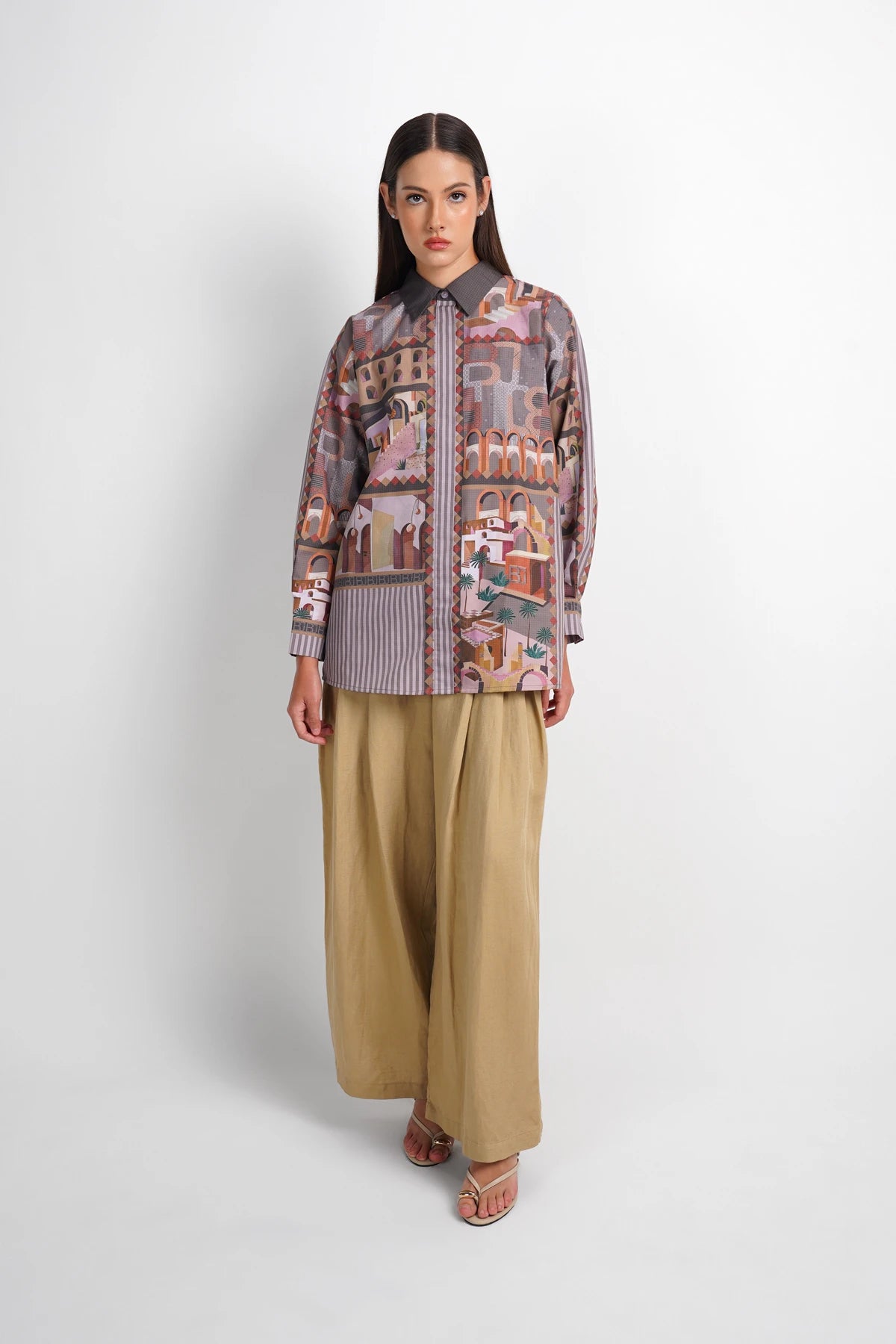 Dreamscape Back Detail Shirt - Como