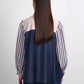Dreamscape Back Pleated Lace Shirt - Malibu