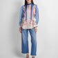 Dreamscape Back Pleated Shirt - Malibu