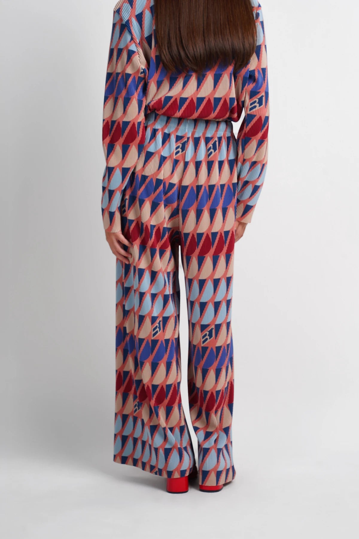 Dreamscape Basic Pleated Pants - Monaco