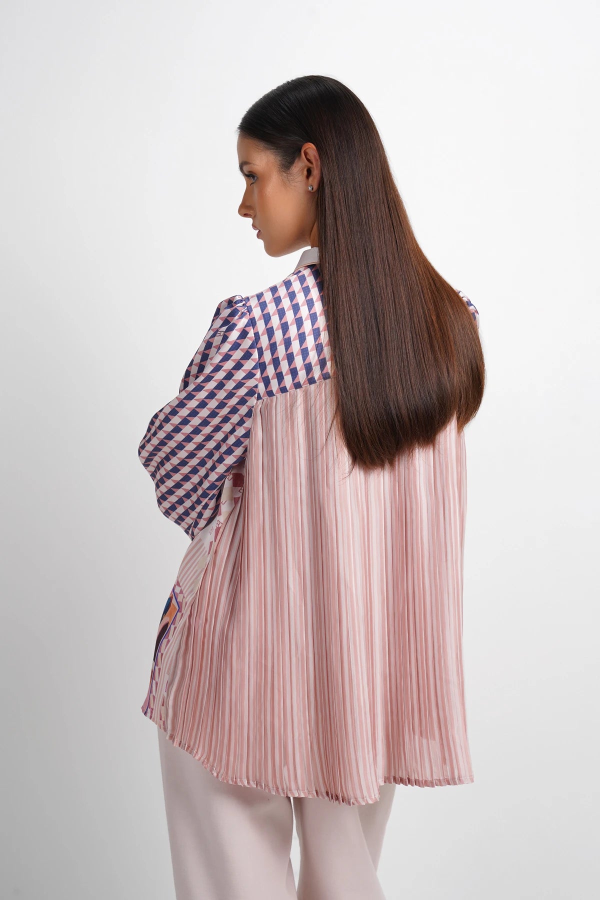 Dreamscape Binding Shirt - Riviera
