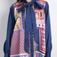 Dreamscape Bow Shirt - Malibu