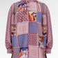 Dreamscape Button Blouse - Monaco