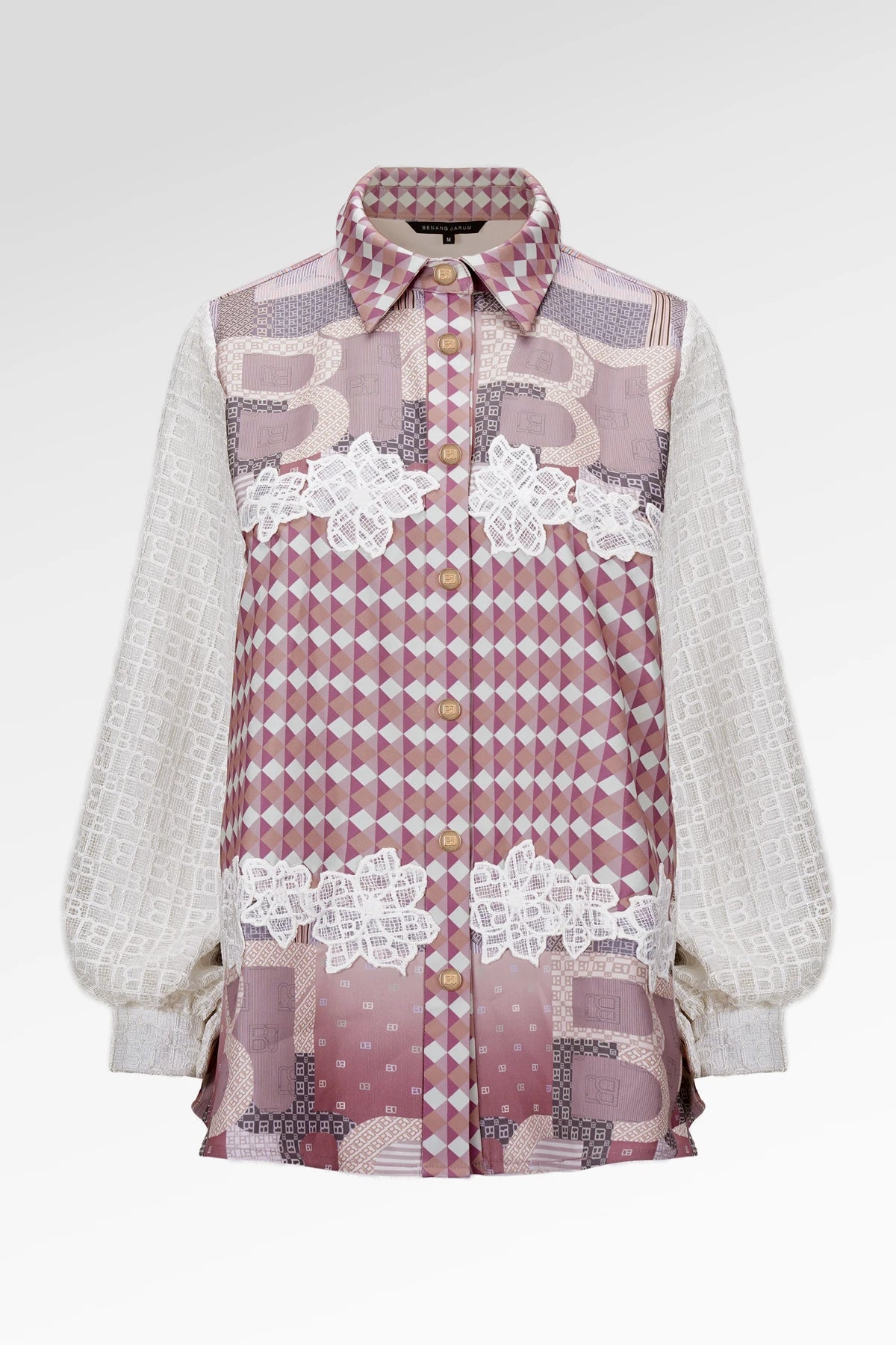 Dreamscape Embroidery Lace Shirt - Rivera