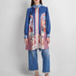 Dreamscape Godet Tunic Shirt - Malibu