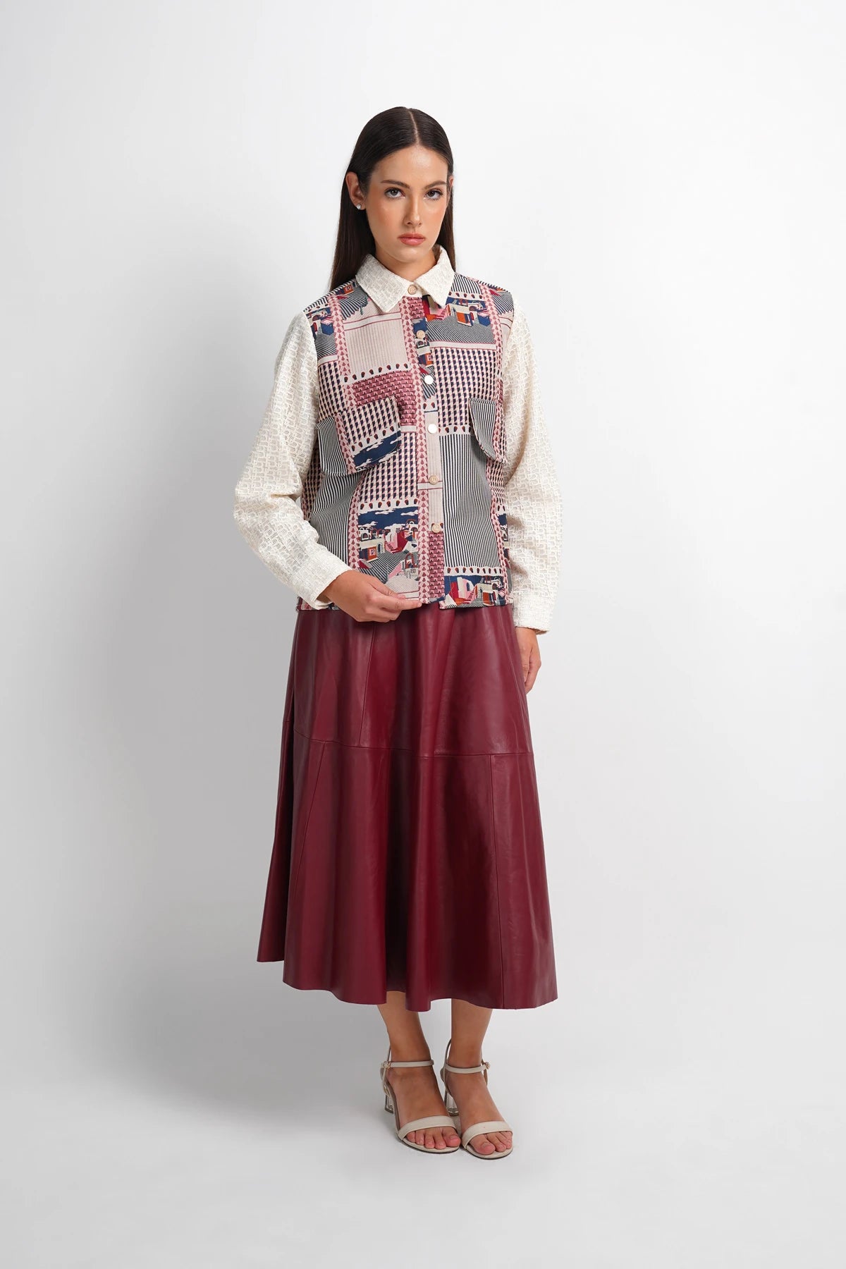 Dreamscape Lace Jacquard Outer - Monaco