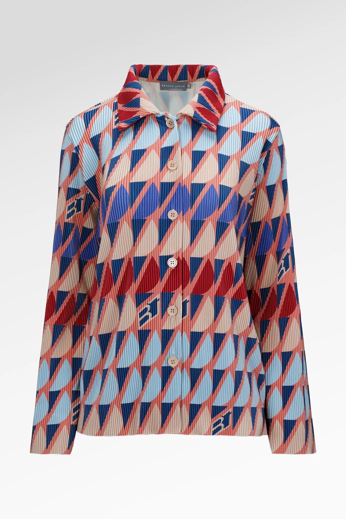 Dreamscape Pleated Basic Shirt - Monaco
