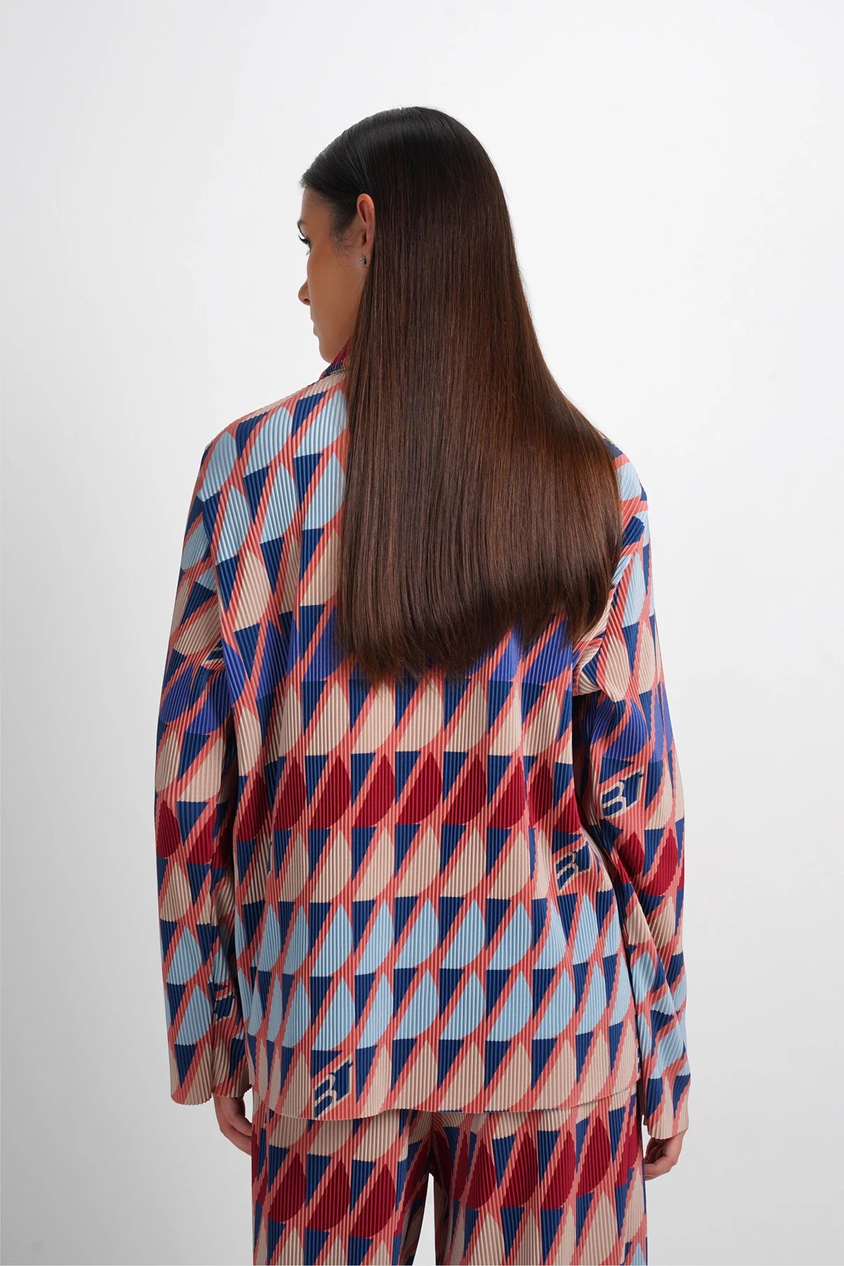 Dreamscape Pleated Basic Shirt - Monaco