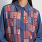 Dreamscape Pleated Shirt - Malibu