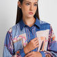 Dreamscape Pleated Shirt Dress - Malibu