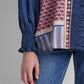 Dreamscape Ruffle Shirt - Malibu