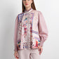 Dreamscape Ruffle Shirt - Riviera