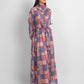 Dreamscape Smocked Sheer Dress - Malibu