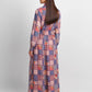 Dreamscape Smocked Sheer Dress - Malibu