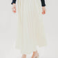Dear Pleats Skirt - Cream