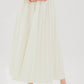 Dear Pleats Skirt - Cream