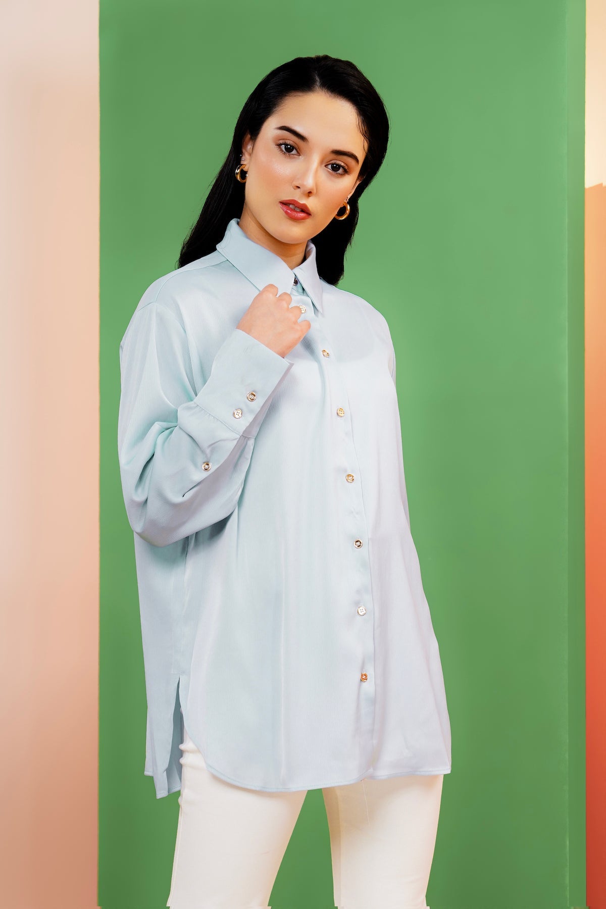 Textured Shirt - Blue