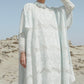Amora Embroidery Kaftan - Sky Blue