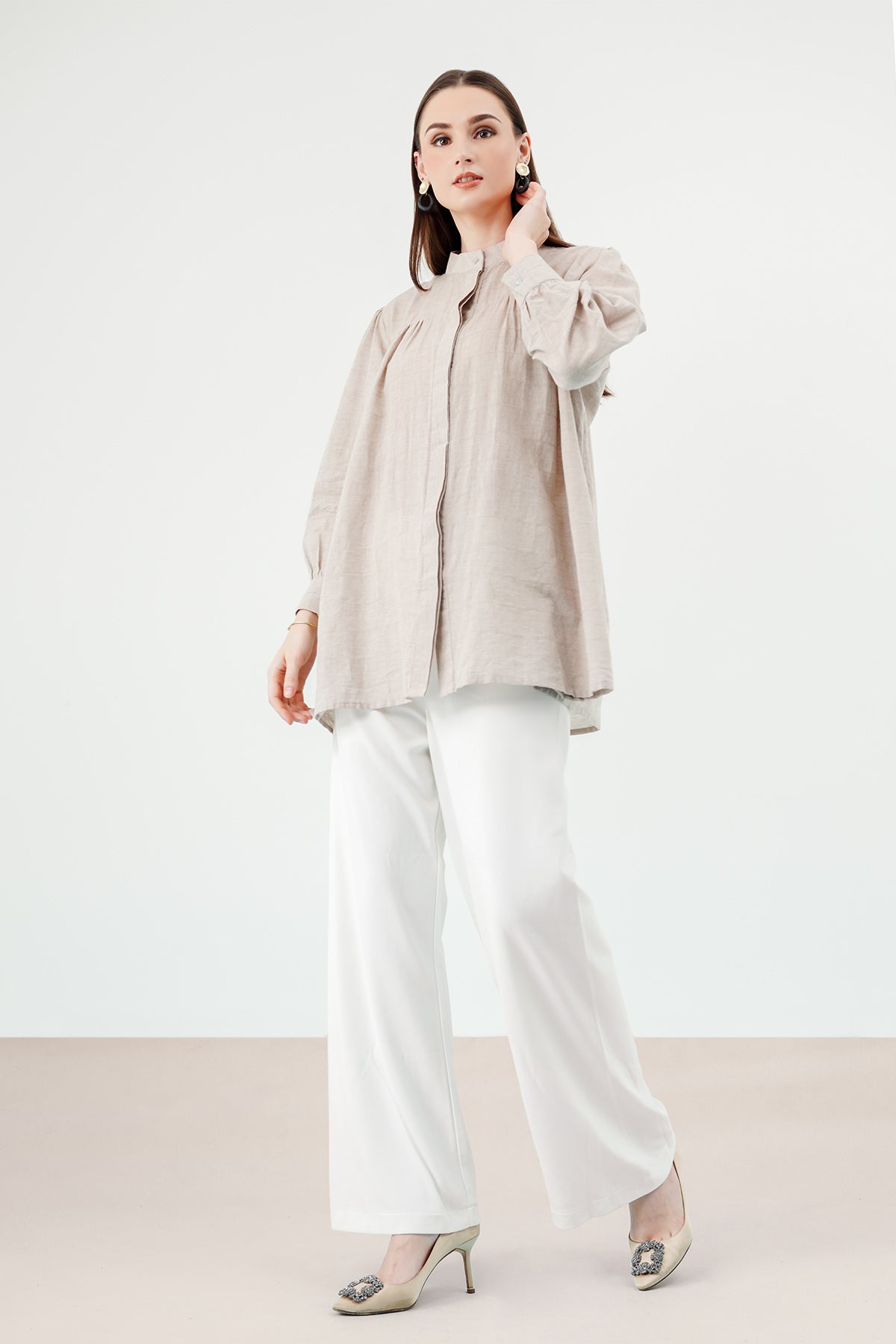 Zaline Shirt - Light Brown