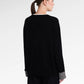Mono Fold Cuff Knit - Black Choco