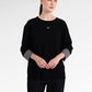 Mono Fold Cuff Knit - Black Choco