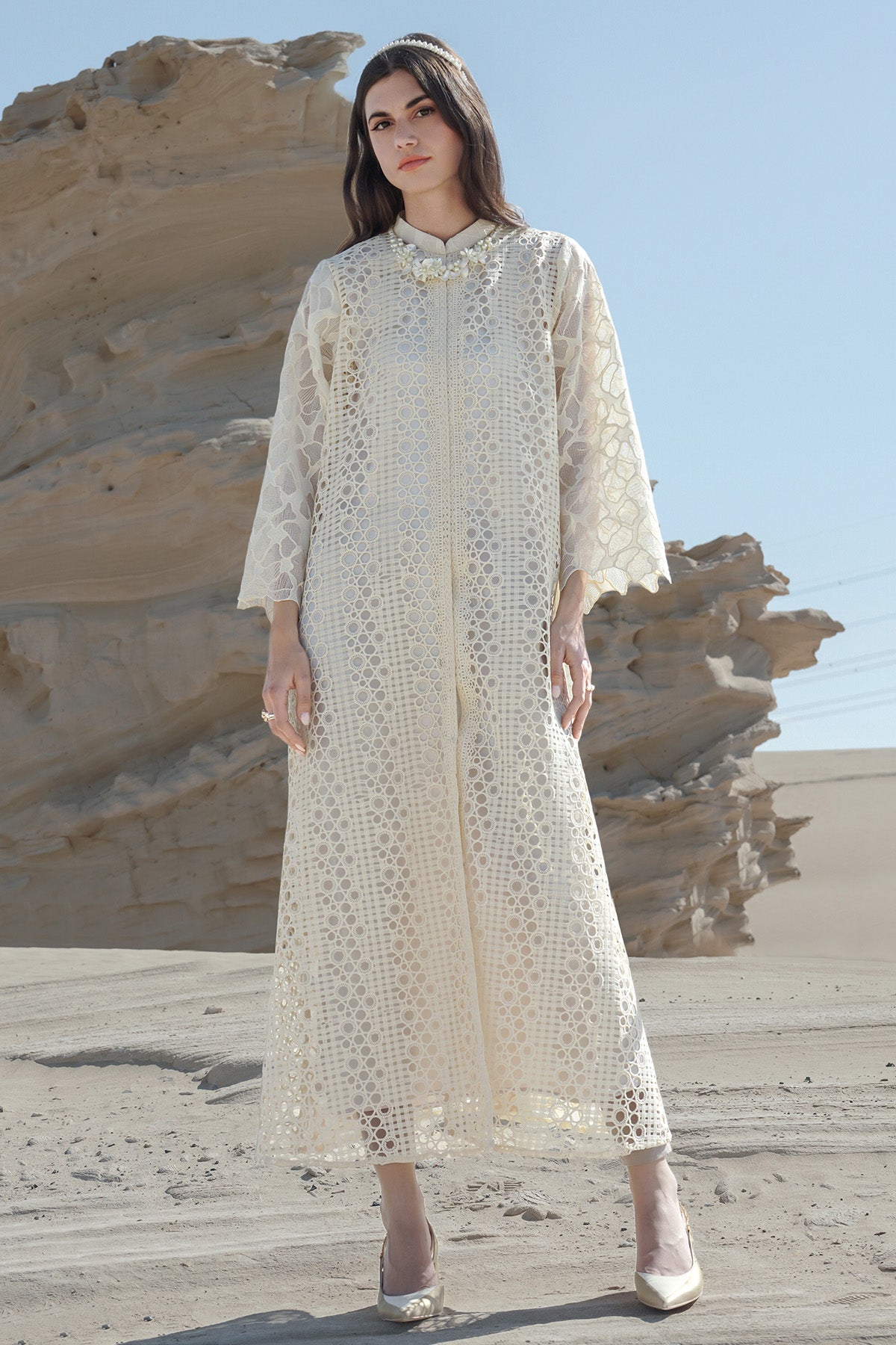 Alesha Shirt Dress - Cream