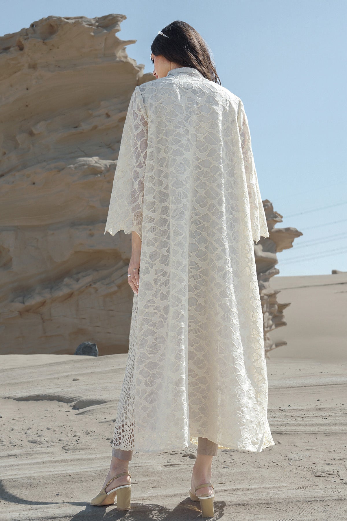 Alesha Shirt Dress - Cream
