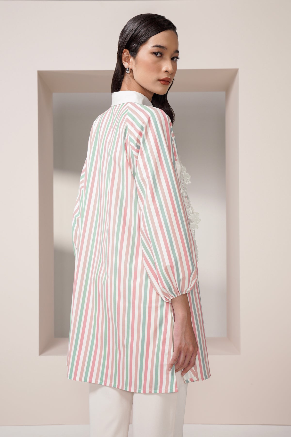 Dayndra Lace Shirt - Multicolor