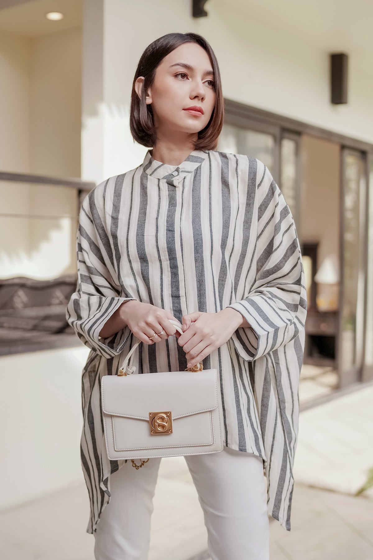 Oslo Shirt - Grey Stripes