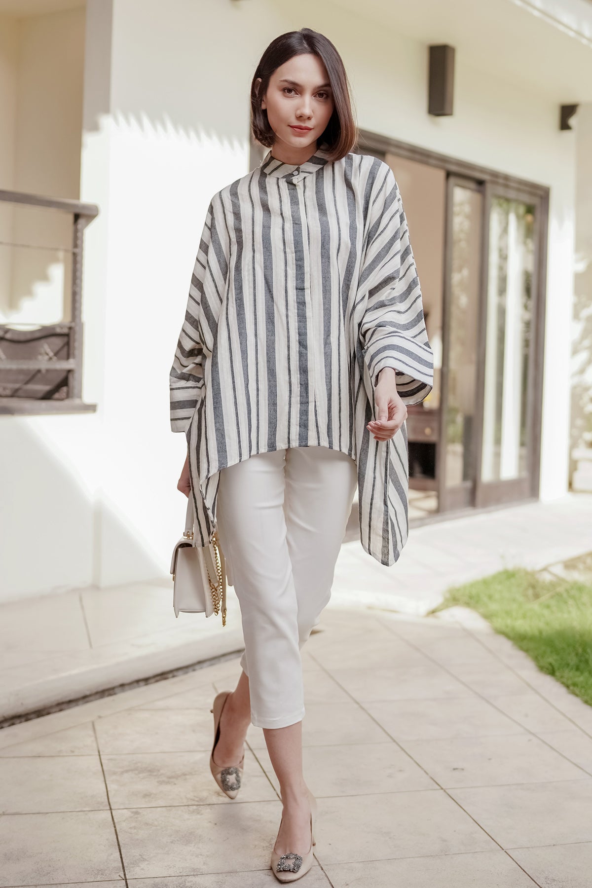 Oslo Shirt - Grey Stripes