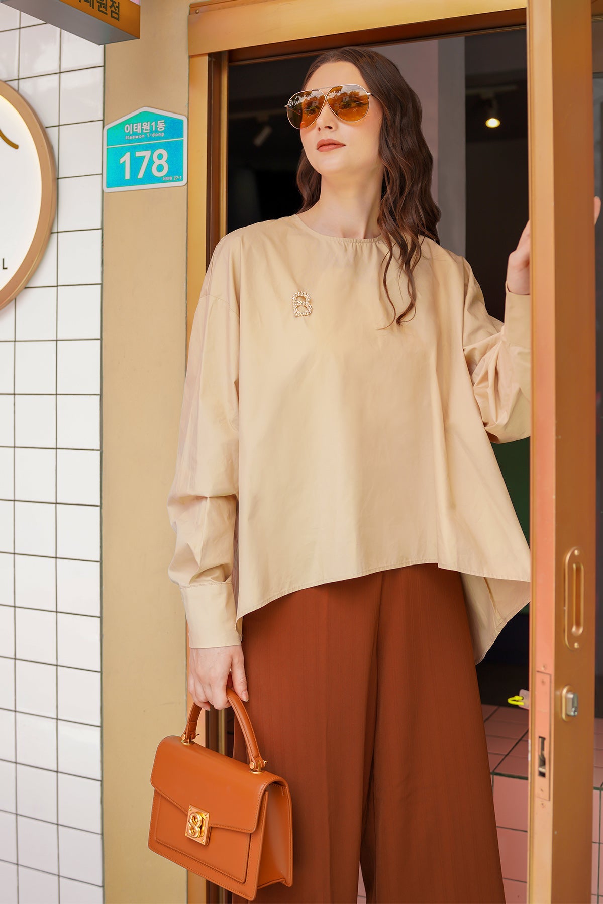 Leah Blouse - Beige