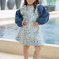 Cera Dress For Kids - Blue