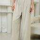 Kathy Wide Leg Pants - Sand