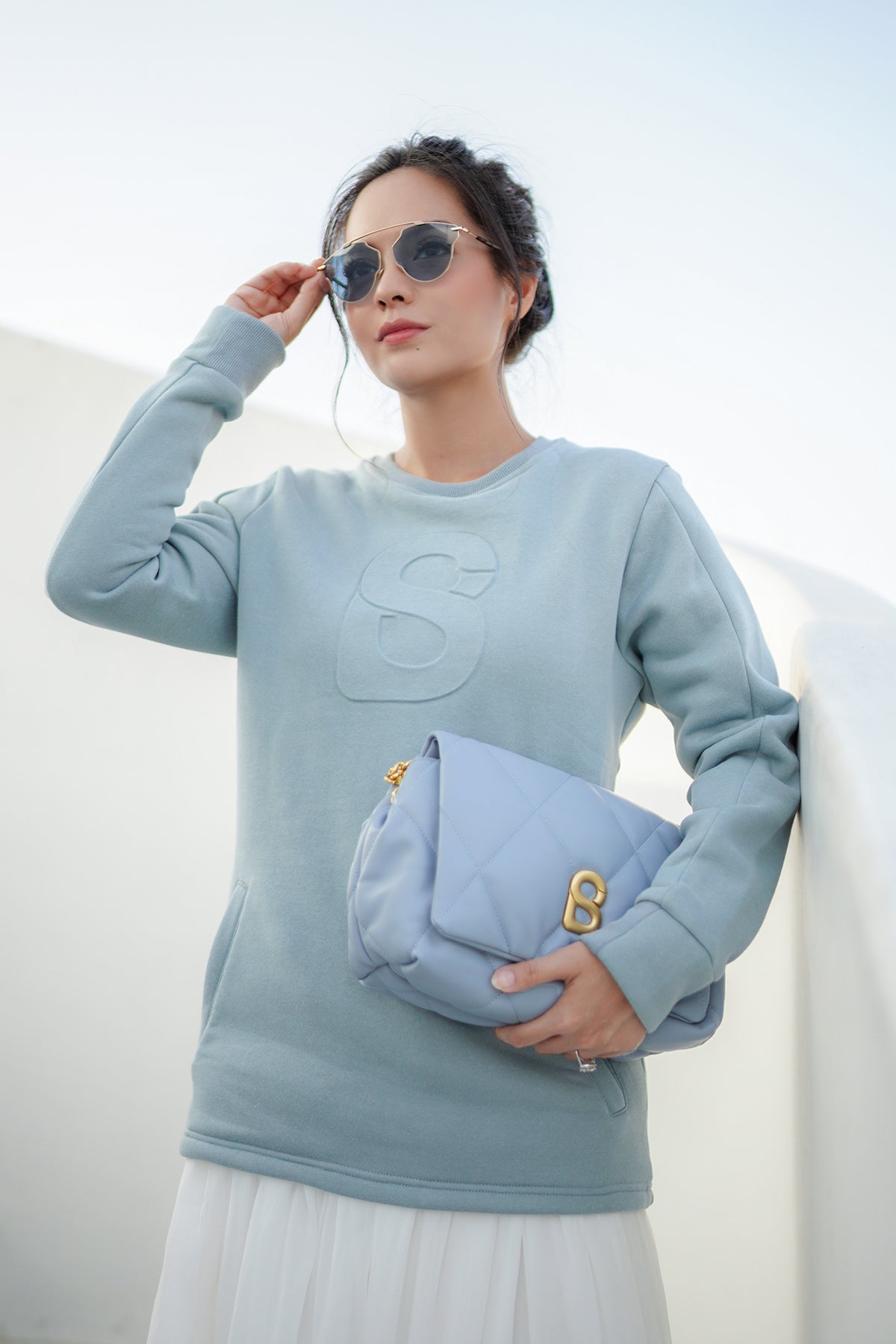Blue Audrey Sweatshirt