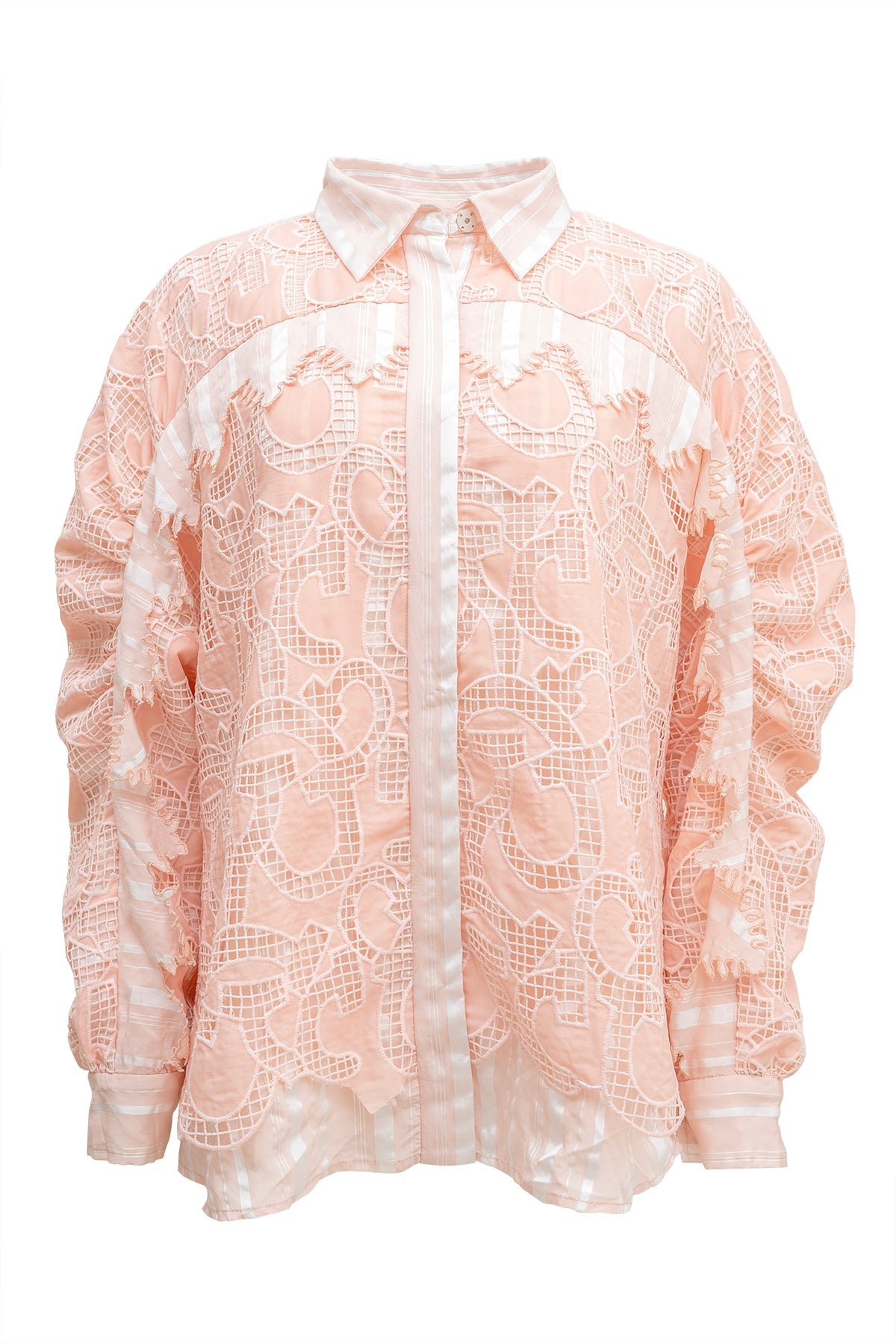 Freya Lace Shirt - Pink