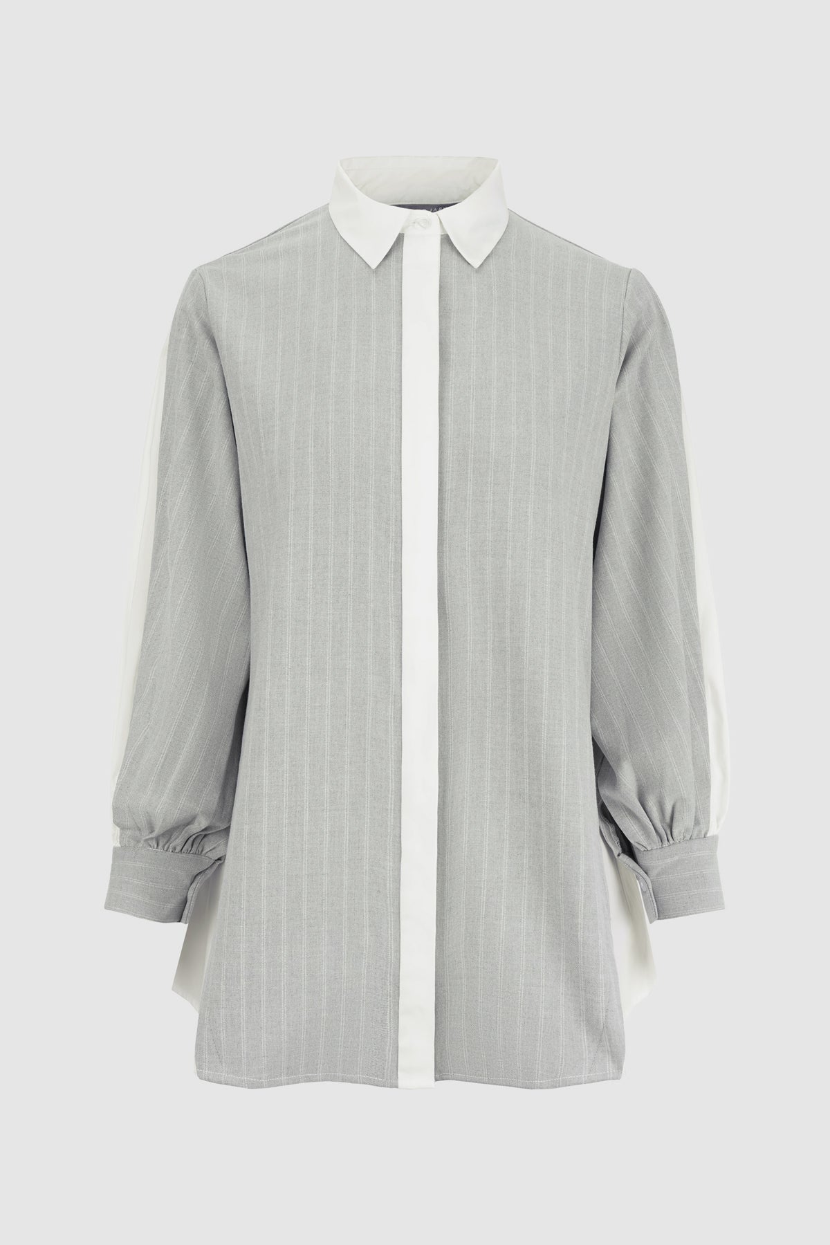 Dale Stripes Shirt - Grey