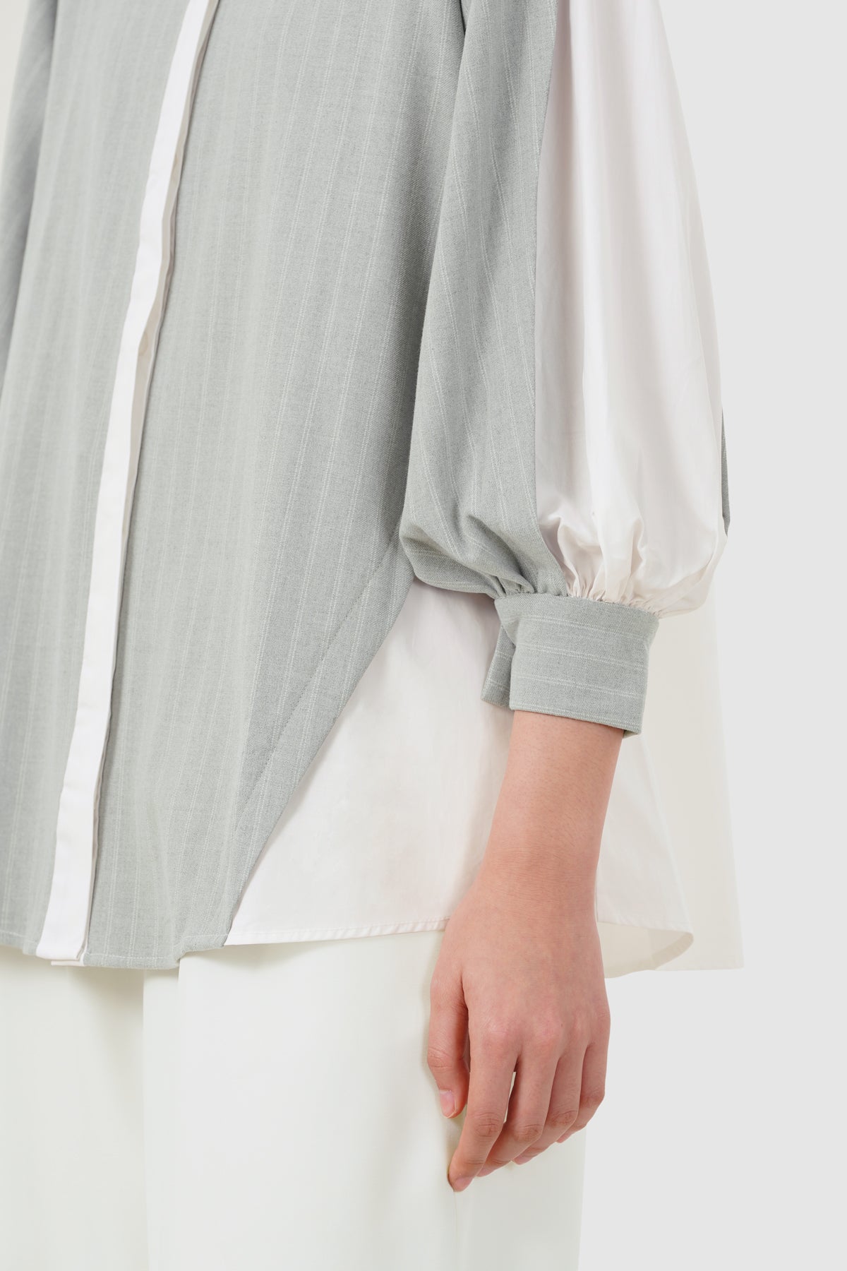 Dale Stripes Shirt - Grey