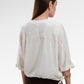 Danika Batwing Blouse - White