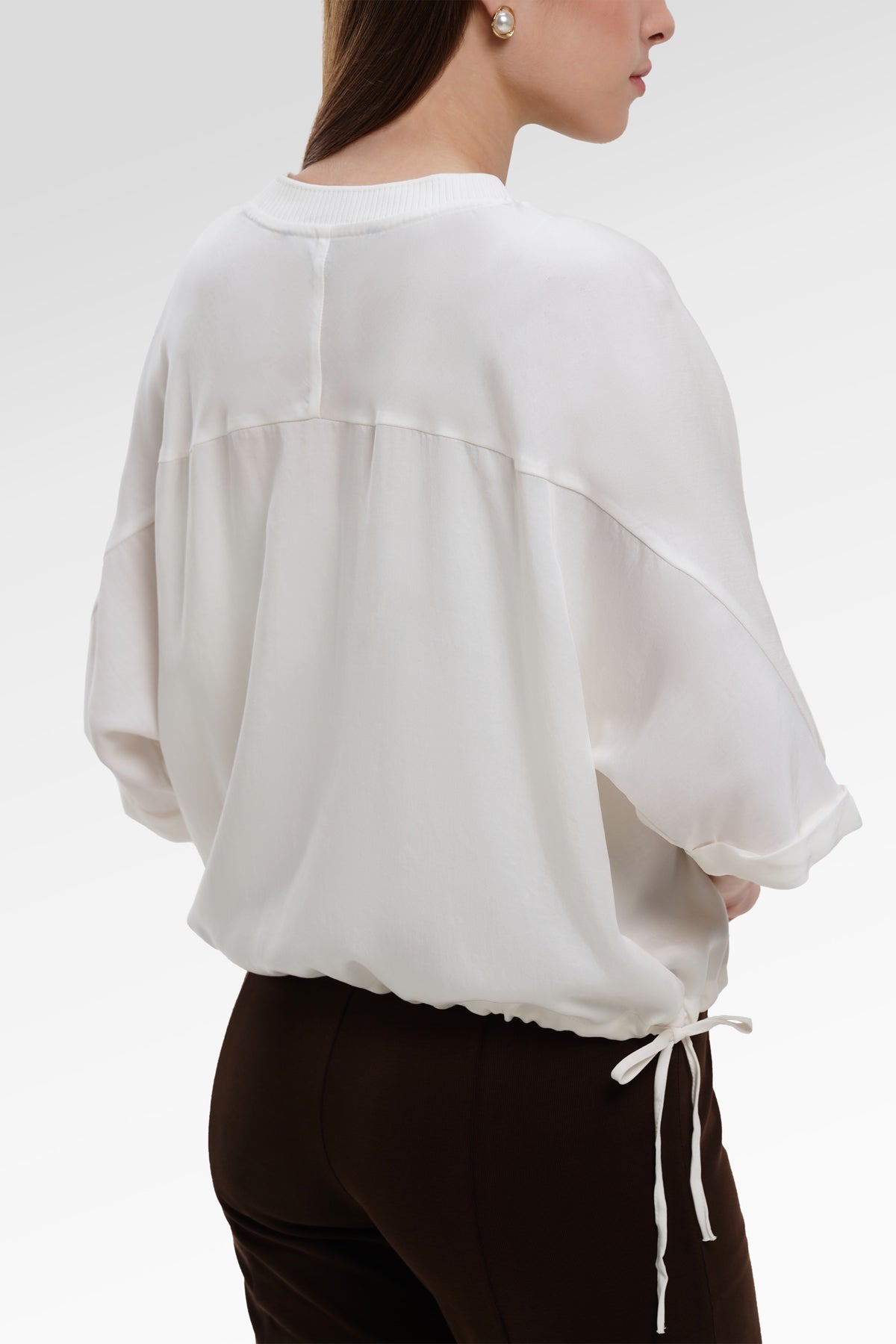 Danika Batwing Blouse - White