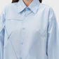 Daphne Oversize Shirt - Powder Blue